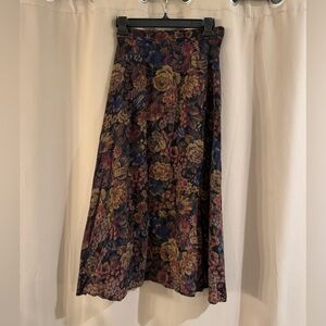 Vintage Stonebridge Floral Long  Skirt